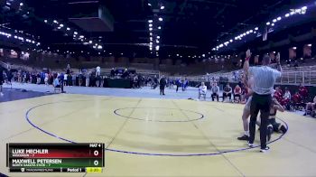 157 lbs Round 3 (4 Team) - Luke Mechler, Wisconsin vs Maxwell Petersen, North Dakota State