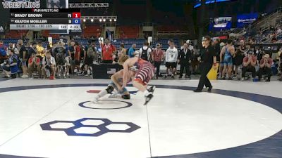 190 lbs Champ. Rd Of 64 - Brady Brown, Pennsylvania vs Keaton Moeller, Iowa