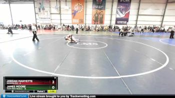 88 lbs Rd# 8- 12:30pm Saturday Final Pool - James Moore, Team New Mexico vs Jordan Manyette, Nauman Red