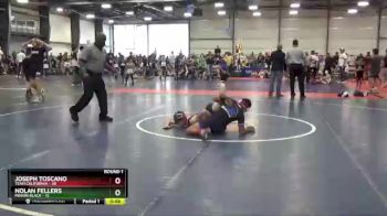 130 lbs Round 1 (6 Team) - Nolan Fellers, Minion Black vs Joseph Toscano, Team California