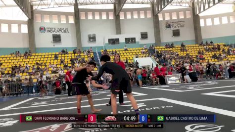Davi Floriano Barbosa Da Silv vs Gabriel Castro De Lima 2025 ADCC Brazilian Nationals