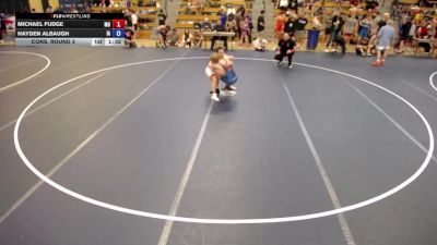 126 lbs Cons. Round 3 - Michael Fudge, MO vs Hayden Albaugh, IA
