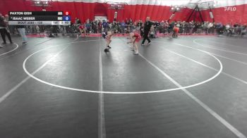 120 lbs Champ. Round 2 - Paxton Gish, Askren Wrestling Academy vs Isaac Weber, Ringers Wrestling Club