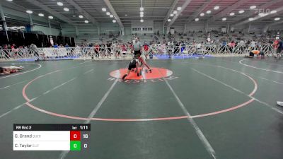 90 lbs Rr Rnd 2 - Gavin Brand, Quest School Of Wrestling MS vs Carson Taylor, Elite NJ MS Red