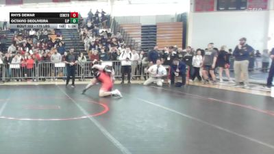 175 lbs Semifinal - Rhys Dewar, Central Catholic vs Octavio DeOliveira, Saint John's Prep