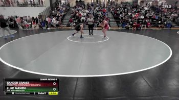 126 lbs Champ. Round 1 - Xander Graves, Threestyle Wrestling Of Oklahoma vs Luke Farmen, The Best Wrestler