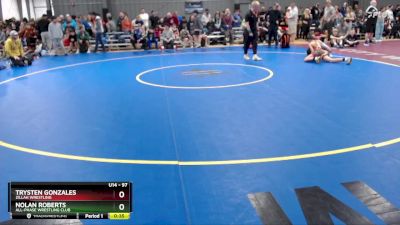 97 lbs Round 1 - Trysten Gonzales, Zillah Wrestling vs Nolan Roberts, All-Phase Wrestling Club