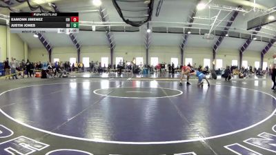 125 lbs Champ. Round 2 - Justin Jones, Bloomsburg Unattached vs Eamonn Jimenez, Edinboro