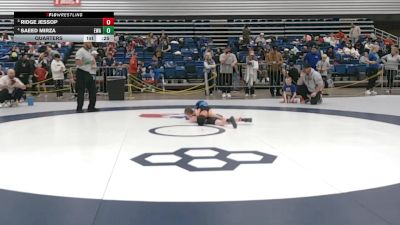 49 lbs Quarters - Ridge Jessop vs Saeed Mirza, Edina Wrestling Association