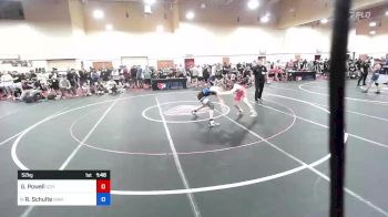 52 kg Cons 32 #2 - Griff Powell, Izzy Style Wrestling vs Ryder Schulte, Grindhouse Wrestling Club
