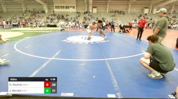 195 lbs Rr Rnd 3 - Dominick Paulino, OBWC Bazooka Red vs Jamari Barnes, Grapplers Garage