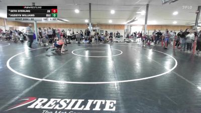 90 lbs Consi Of 4 - Seth Sterling, Jim Thorpe vs Hudsyn Williams, Brackney