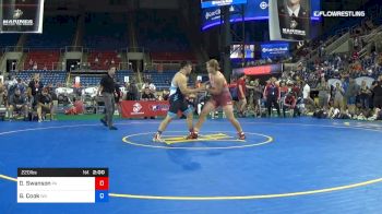 220 lbs Semis - Dustin Swanson, Pennsylvania vs Gage Cook, Washington
