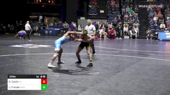 157 lbs Quarterfinal - Dazjon Casto, The Citadel vs Jared Franek, North Dakota St