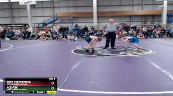 75 lbs Quarterfinal - Ace Fox, Hawk Wrestling Club vs Pete Stephenson, Suples Wrestling Club