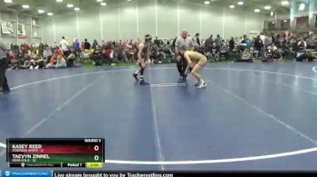 125 lbs Round 3 (6 Team) - Taevyn Zinnel, Iowa Gold vs Kasey Reed, Montana White