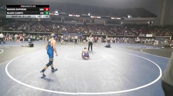 D 1 126 lbs Champ. Round 1 - Mason Dufrene, Hahnville vs Blake Campo, Live Oak