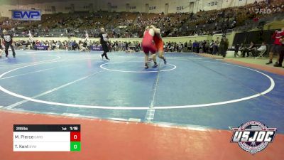 285 lbs Quarterfinal - Max Pierce, Cardinal Wrestling Club vs Tyler Kent, Bristow Youth Wrestling