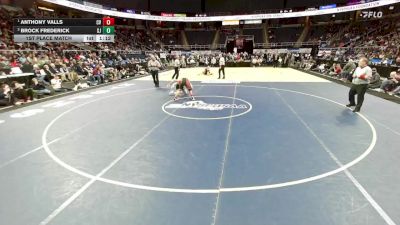 II-126 lbs 1st Place Match - Anthony Valls, Chenango Valley vs Brock Frederick, South Jefferson