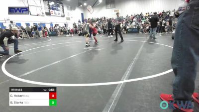 105 lbs Rr Rnd 3 - Connor Hobart, Carl Albert vs Brantley Starks, Tecumseh Youth Wrestling