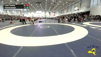 57 lbs Cons. Round 4 - Mason Banker, Brawler Elite vs Rhett Lehman, LeRoy Wrestling Club