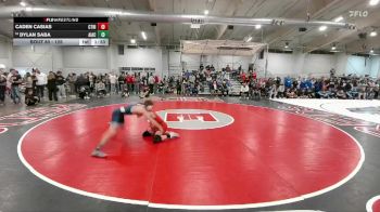 126 lbs Champ. Round 1 - Caden Casias, Centauri vs Dylan Saba, Air Academy