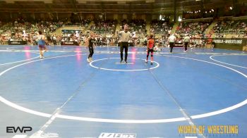 61 lbs Round Of 16 - Legend Ramsey, Del City Little League Wrestling vs AJ Puckett, Alpha Elite, Mi