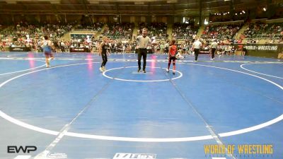 61 lbs Round Of 16 - Legend Ramsey, Del City Little League Wrestling vs AJ Puckett, Alpha Elite, Mi