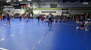 150 lbs Champ. Round 1 - Briggs Collins, West Liberty vs James Wenner, East Marshall/GMG