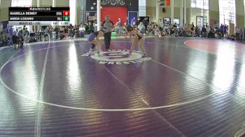 130 lbs Champ. Round 1 - Jaeda Lozano, Hillsboro vs Isabella Dewey, Sprague