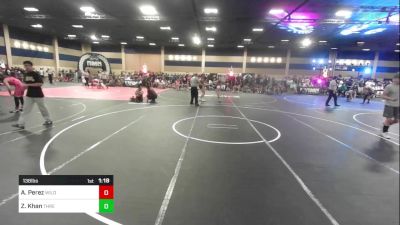 138 lbs Round Of 32 - Aiden Perez, Wildcat WC/DYWC vs Zain Khan, Threshold WC