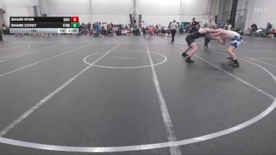 165 lbs Round 1 (4 Team) - Shane Covey, Xtreme Team vs Shane Ryan, South Side WC Blue