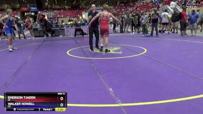 150 lbs Champ. Round 1 - Emerson Tjaden, KS vs Walker Howell, CO