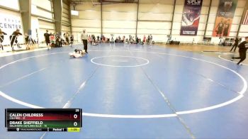 92 lbs Rd# 5- 3:45pm Friday Final Pool - Drake Sheffield, Oklahoma Outlaws Blue vs Calen Childress, Cali Red