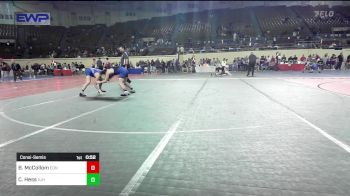 128 lbs Consolation - Brooks McCollom, Edmond North vs Conner Hess, Vinita Jr. High