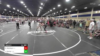 130 lbs Consi Of 4 - Santos Montoya, Oak Hills Wrestling vs Jesse Quiroz, Threshold WC