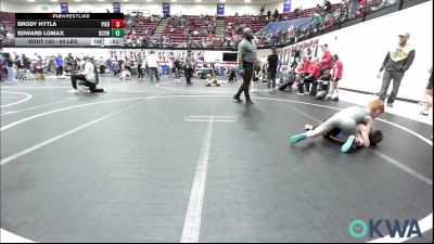 60 lbs Consi Of 8 #1 - Brody Hytla, Piedmont vs Edward Lomax, Bridge Creek Youth Wrestling
