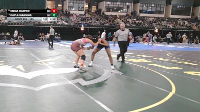 125 lbs Round 2 - Kayla Manning, Henry E. Lackey vs Emma Harper, Snow Hill