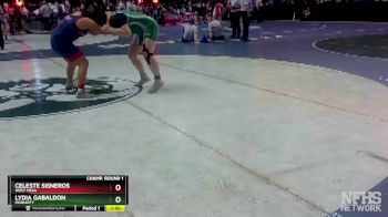 Girls 185 lbs Champ. Round 1 - Lydia Gabaldon, Moriarty vs Celeste Sisneros, West Mesa
