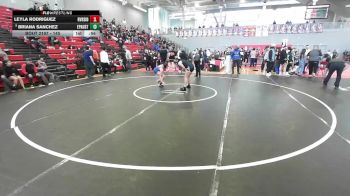 145 lbs Cons. Round 1 - Leyla Rodriguez, El Paso Riverside vs Briana Sanchez, El Paso Austin