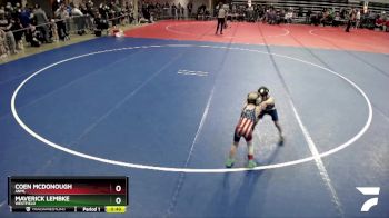 40 lbs Quarterfinal - Maverick Lembke, Westfield vs Coen McDonough, ANML