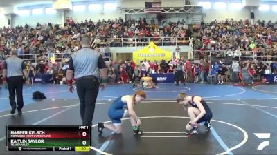 100 lbs Semifinal - Kaitlin Taylor, Teays Valley vs Harper Kelsch, Norwood Youth Wrestling