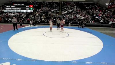 3A 215 lbs 3rd Place Match - Gabe Toone, Morgan vs Oscar Dominguez, South Summit