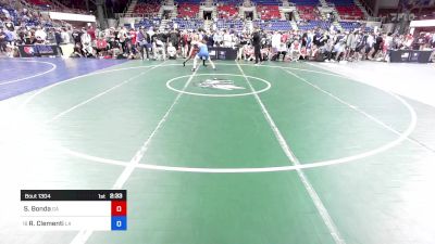 138 lbs Rnd Of 64 - Santhosh Bonda, GA vs Richie Clementi, LA