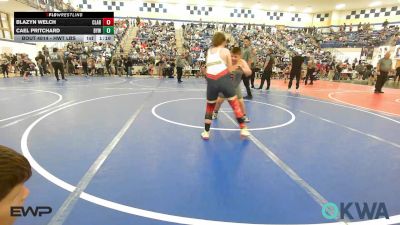 Rr Rnd 1 - Blazyn Welch, Claremore Wrestling Club vs Cael Pritchard, Bristow Elementary Wrestling Club