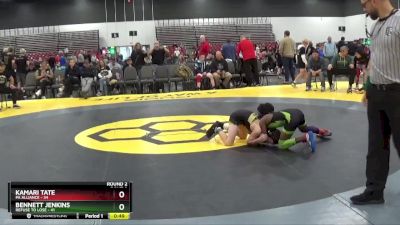 75 lbs Round 2 (8 Team) - Bennett Jenkins, Refuse To Lose vs Kamari Tate, PA Alliance