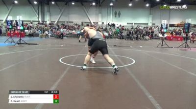 285 lbs Consi of 16 #1 - Eric Chakonis, Bucknell vs Bobby Heald, Army West Point