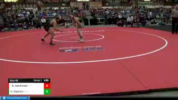 138 lbs Champ. Round 1 - Bodi Isenhower, LaCygne-Prairie View vs Hunter Dietrich, Mulvane