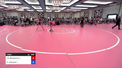 130 lbs Quarterfinal - Rajat Bhaskaran, De vs Cole Johnson, Vt