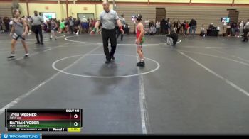 88 lbs Round 1 - Nathan Yoder, Faith Christian vs Josh Werner, NOVA WC